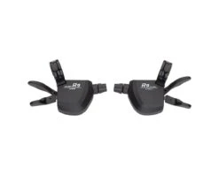 Microshift R9 Flat Bar Road Trigger Shifters (Black) (Pair) (2 X 9 Speed) (Shimano Compatible)