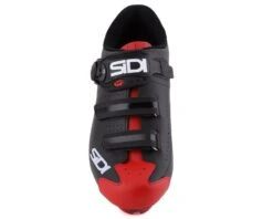 Sidi Trace 2 Mountain Shoes (Black/Red) (44) -Two Wheel Haven sms tr2 bkrd 440 2