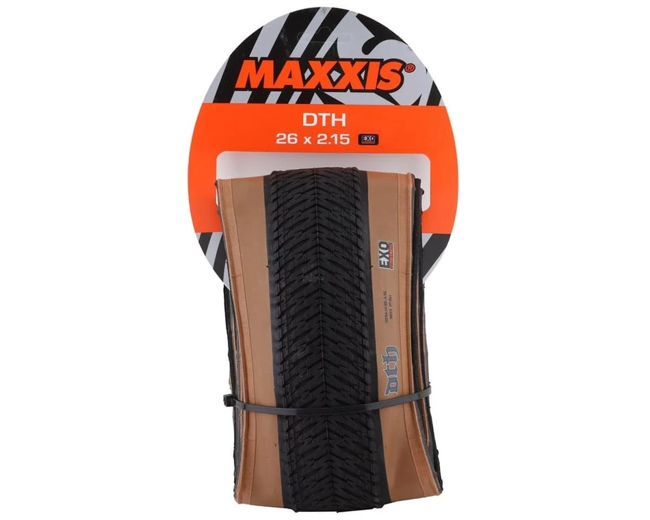 Maxxis DTH Street/DJ Tire (Black/Dark Tan Wall) (26" / 559 ISO) (2.15") (Folding) (Single/EXO) 3 Maxxis DTH Street/DJ Tire (Black/Dark Tan Wall) (26" / 559 ISO) (2.15") (Folding) (Single/EXO) - Image 3