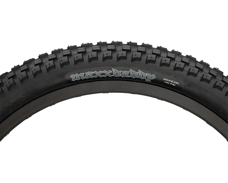 Maxxis MaxxDaddy BMX Tire (Black (20" / 406 ISO) (2.0") (Wire) (Single Compound) 3 Maxxis MaxxDaddy BMX Tire (Black (20" / 406 ISO) (2.0") (Wire) (Single Compound) - Image 3