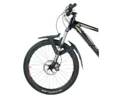 Topeak Defender XC1 2-Piece Front Fender (Black) -Two Wheel Haven tc9625 2