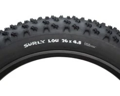Surly Lou Tubeless Fat Bike Tire (Black) (Rear) (26" / 559 ISO) (4.8") (Folding) 7 Surly Lou Tubeless Fat Bike Tire (Black) (Rear) (26" / 559 ISO) (4.8") (Folding) -Two Wheel Haven tr7501 2