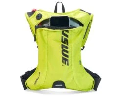USWE Outlander 2 Hydration Pack W/ Elite Bladder (Crazy Yellow) (1.5L Bladder) -Two Wheel Haven v 2021002 2