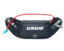 USWE Zulo 2 Plus Hydration Hip Pack (Black) (1L Reservoir)