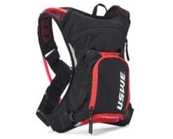 USWE MTB Hydro 3 Hydration Pack W/ Elite Bladder (Black/Red) (2L Bladder)