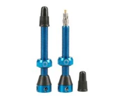 Tubolight Tubeless Valves (Blue) (Presta) (Insert Compatible) (50mm)
