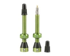 Tubolight Tubeless Valves (Green) (Presta) (Insert Compatible) (50mm)