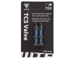 WTB Aluminum TCS Tubeless Valves (Blue) (Pair) (34mm)