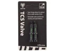 WTB Aluminum TCS Tubeless Valves (Green) (Pair) (34mm)