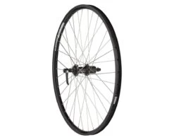 Quality Wheels Deore/DH19 Mountain Rear Wheel (Black) (Shimano/SRAM) (QR X 135mm) (26" / 559 ISO)